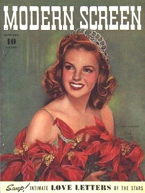 MODERN SCREEN magazine cover Issue 134 January 1942